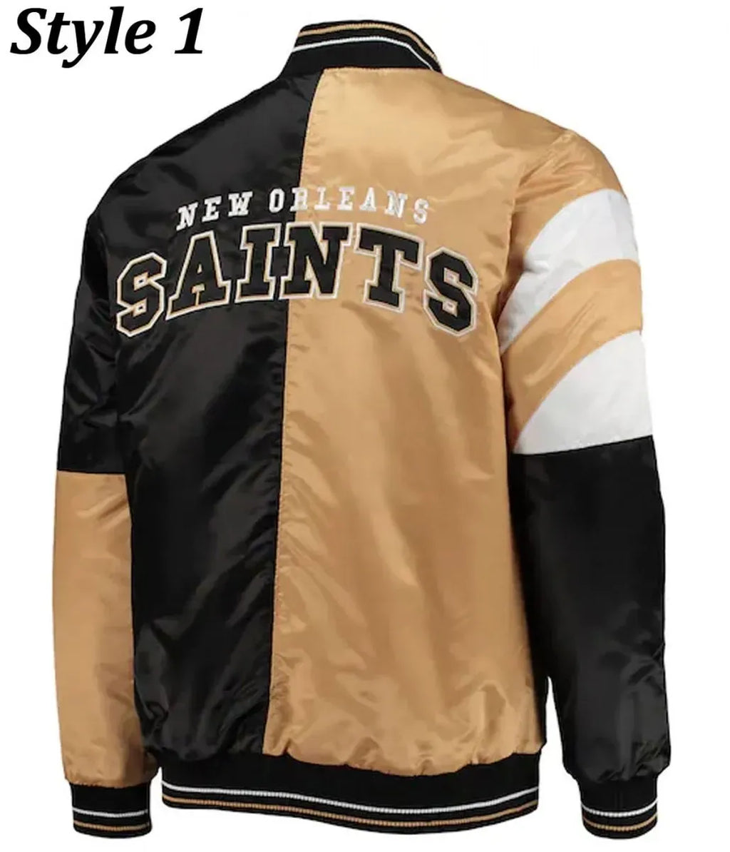 New Orleans Saints Throwback Varsity Jacket