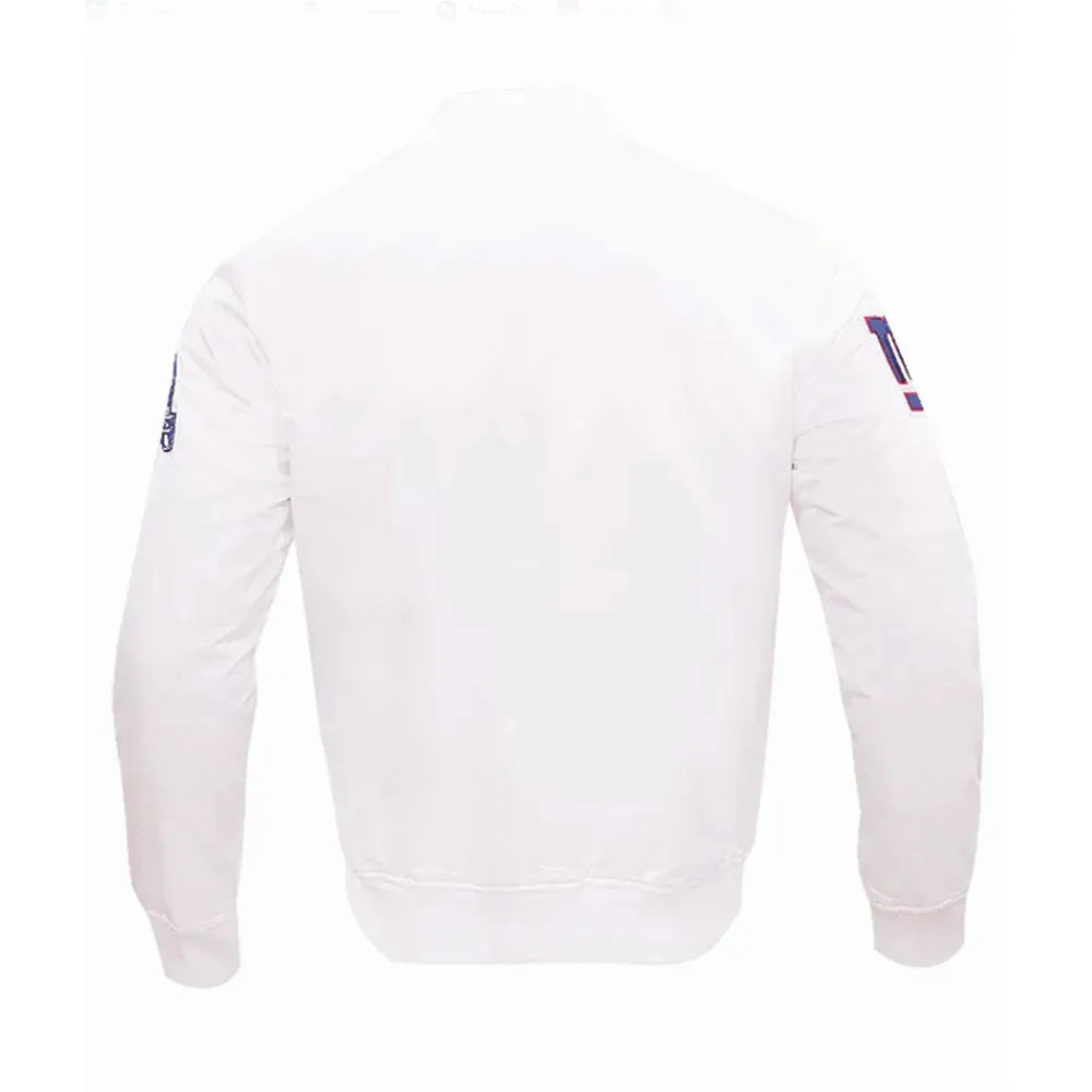 New York Giants Wordmark Satin Jacket
