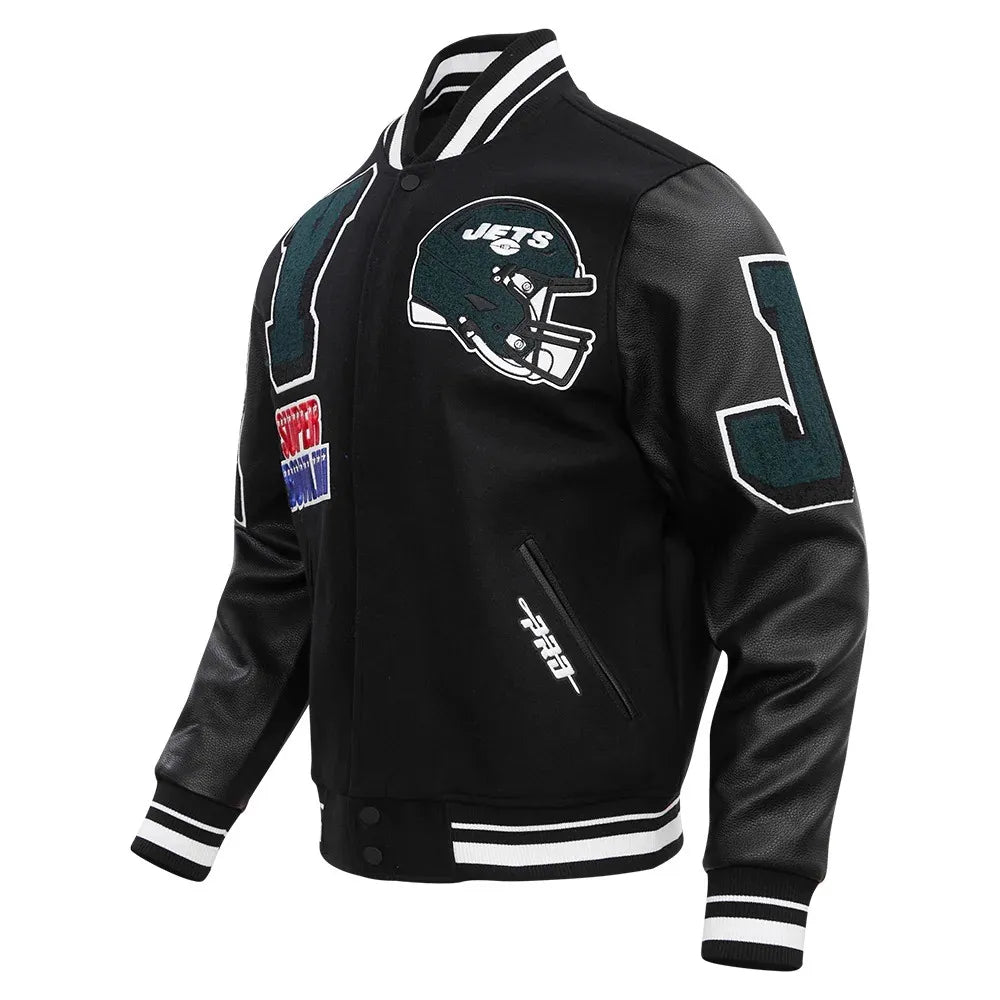 New York Jets Mashup Varsity Jacket