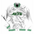 New York Jets White Satin Jacket