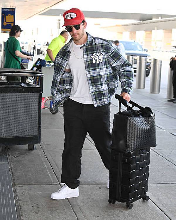 Nick Jonas NYC Plaid Jacket Clanton Jacket