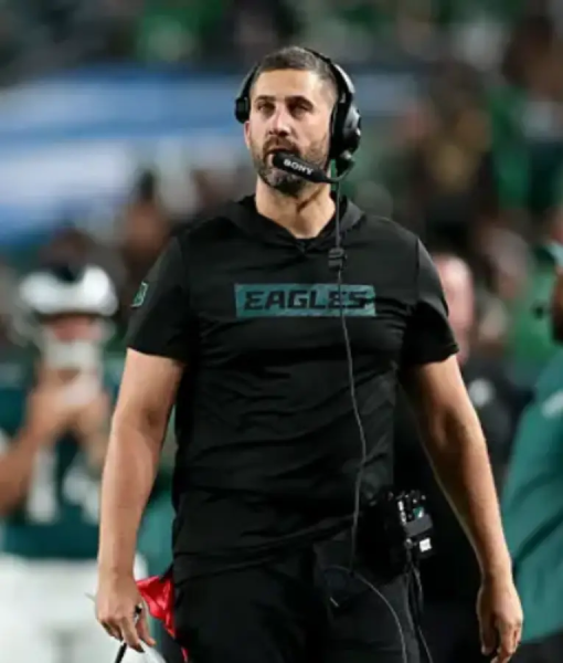 Nick Sirianni Philadelphia Eagles Black Hoodie USA Jackets