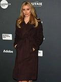 Nicole Alexandra Shipley Fairyland Brown Trench Coat