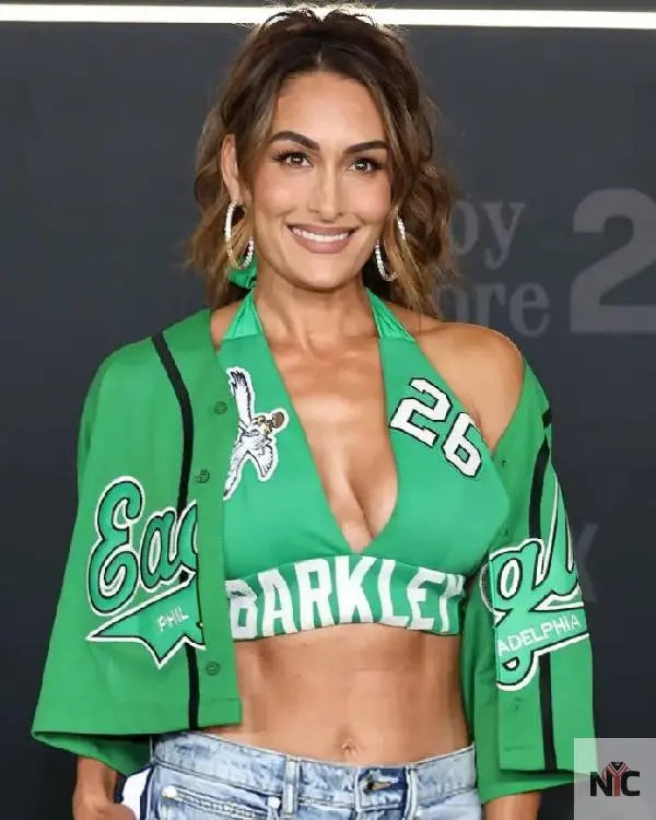 Nikki Garcia Netflix’s Happy Gilmore 2 Green Jersey Clanton Jacket