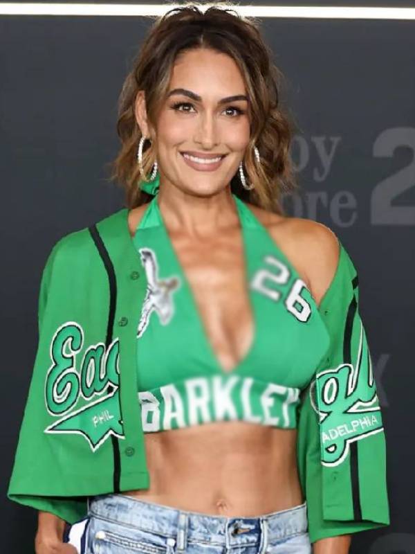 Nikki Garcia Netflix Happy Gilmore 2 Green Jersey Clanton Jacket