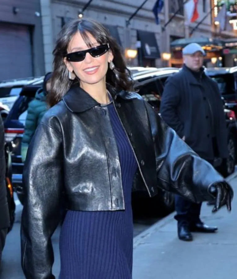Nina Dobrev S45 Good Morning America Jacket