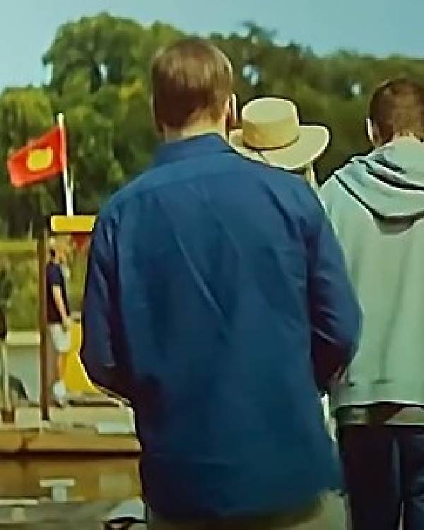 Nobody 2 Bob Odenkirk Blue Shirt Clanton Jacket