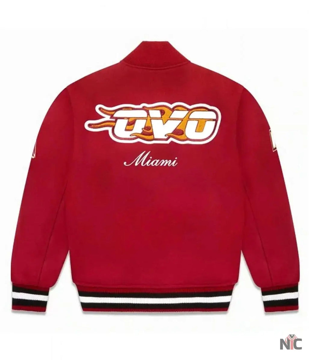 OVO Miami Heat Varsity Jacket Clanton Jacket