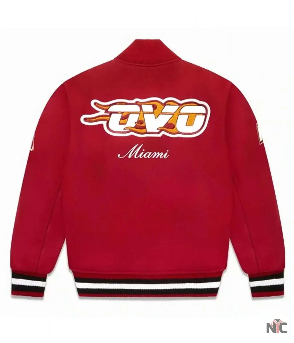 OVO Miami Heat Varsity Jacket Clanton Jacket