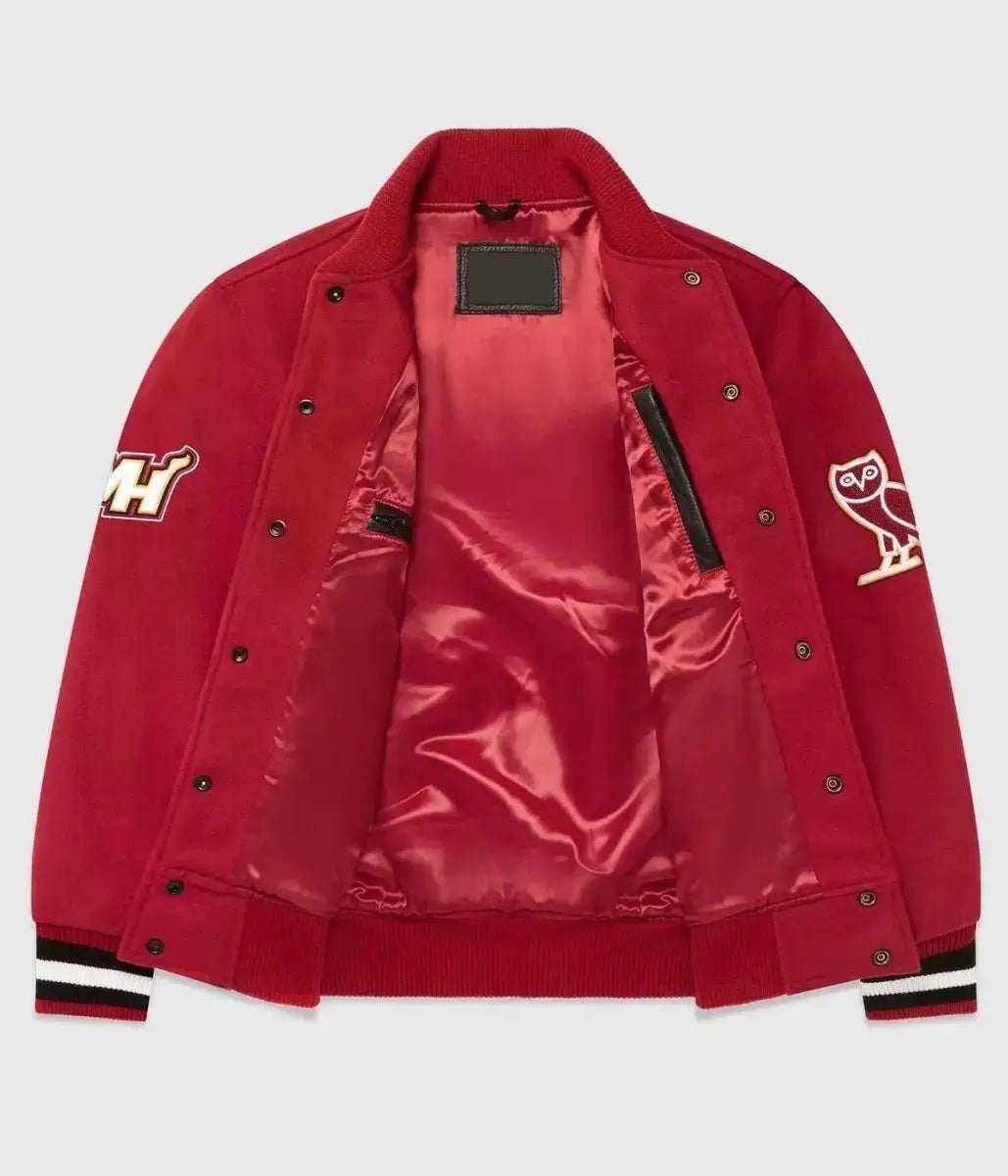 OVO Miami Heat Varsity Jacket Clanton Jacket
