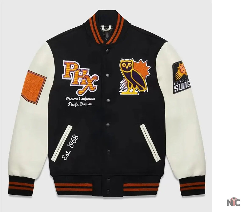 OVO Phoenix Suns Varsity Jacket Clanton Jacket