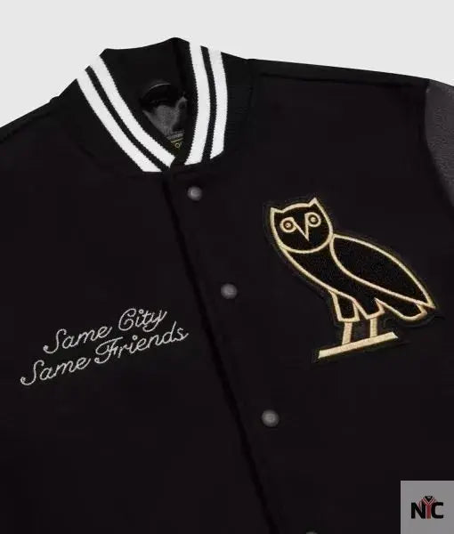 OVO Same City Same Friends Varsity Jacket Clanton Jacket