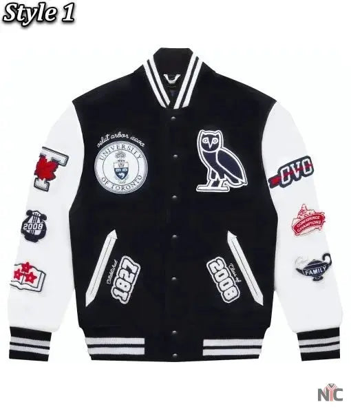 OVO University of Toronto Varsity Jacket Clanton Jacket