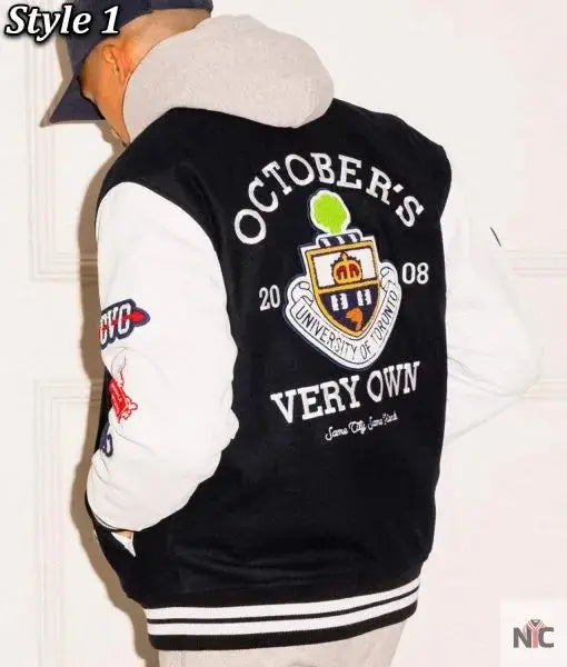 OVO University of Toronto Varsity Jacket Clanton Jacket