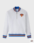 OVO X NBA New York Knicks Quarter-zip Mockneck Sweatshirt Clanton Jacket