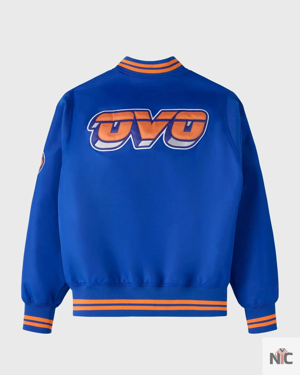 OVO X NBA New York Knicks Varsity Jacket Clanton Jacket