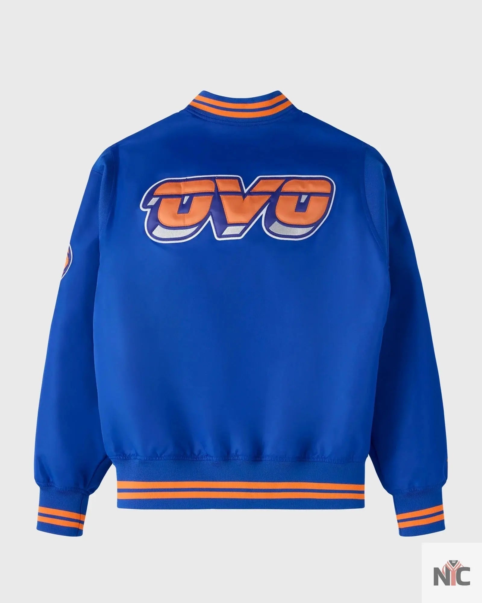 OVO X NBA New York Knicks Varsity Jacket Clanton Jacket