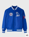 OVO X NBA Philadelphia 76ers Varsity Jacket Clanton Jacket