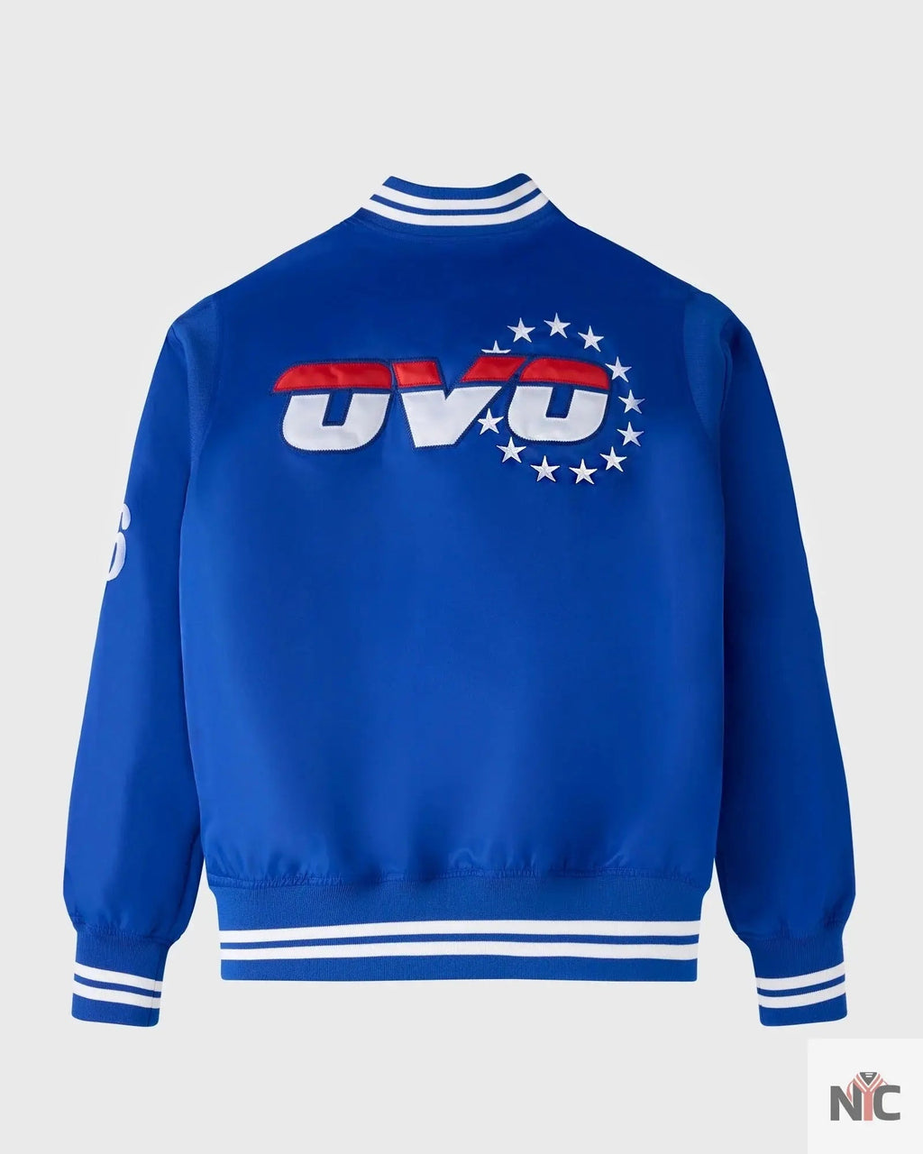 OVO X NBA Philadelphia 76ers Varsity Jacket Clanton Jacket