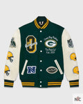 OVO X NFL Green Bay Packers Varsity Jacket Clanton Jacket