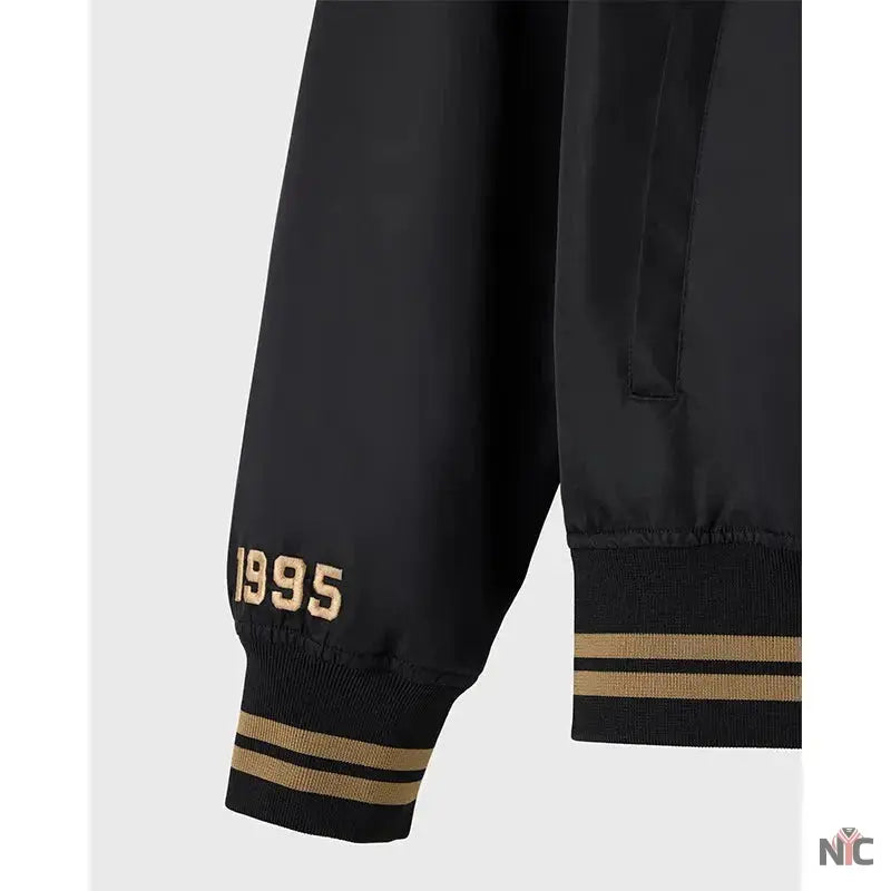OVO x NBA Toronto Raptorst Satin Varsity Jacket Clanton Jacket