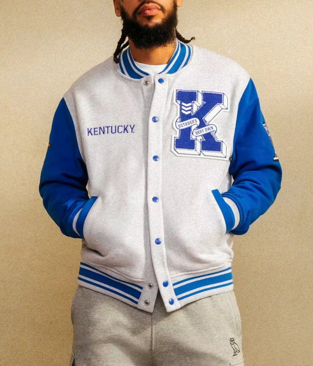 OVO X NCAA Kentucky Wildcats Varsity Jacket