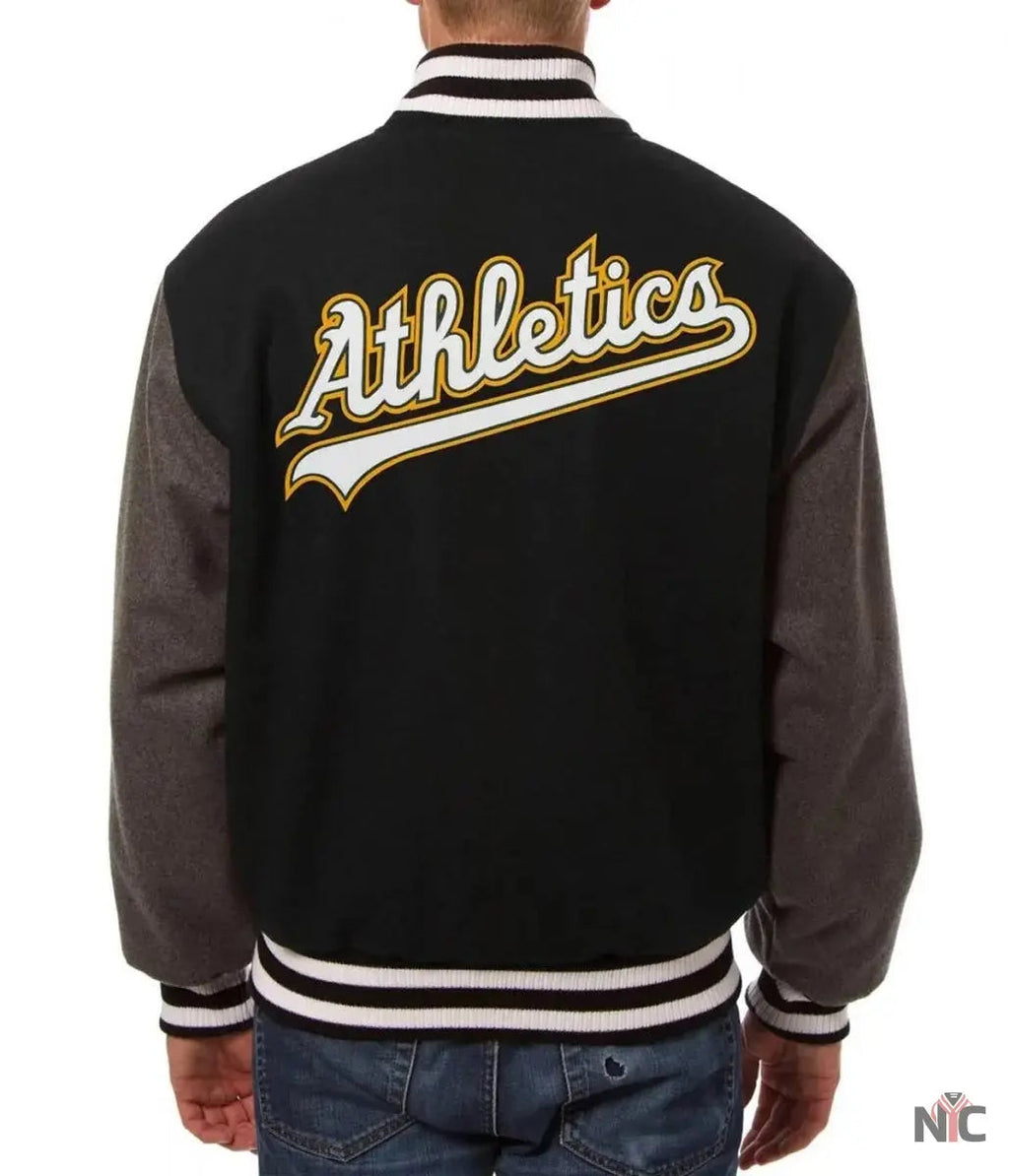 Oakland Athletics Letterman Wool Jacket Clanton Jacket