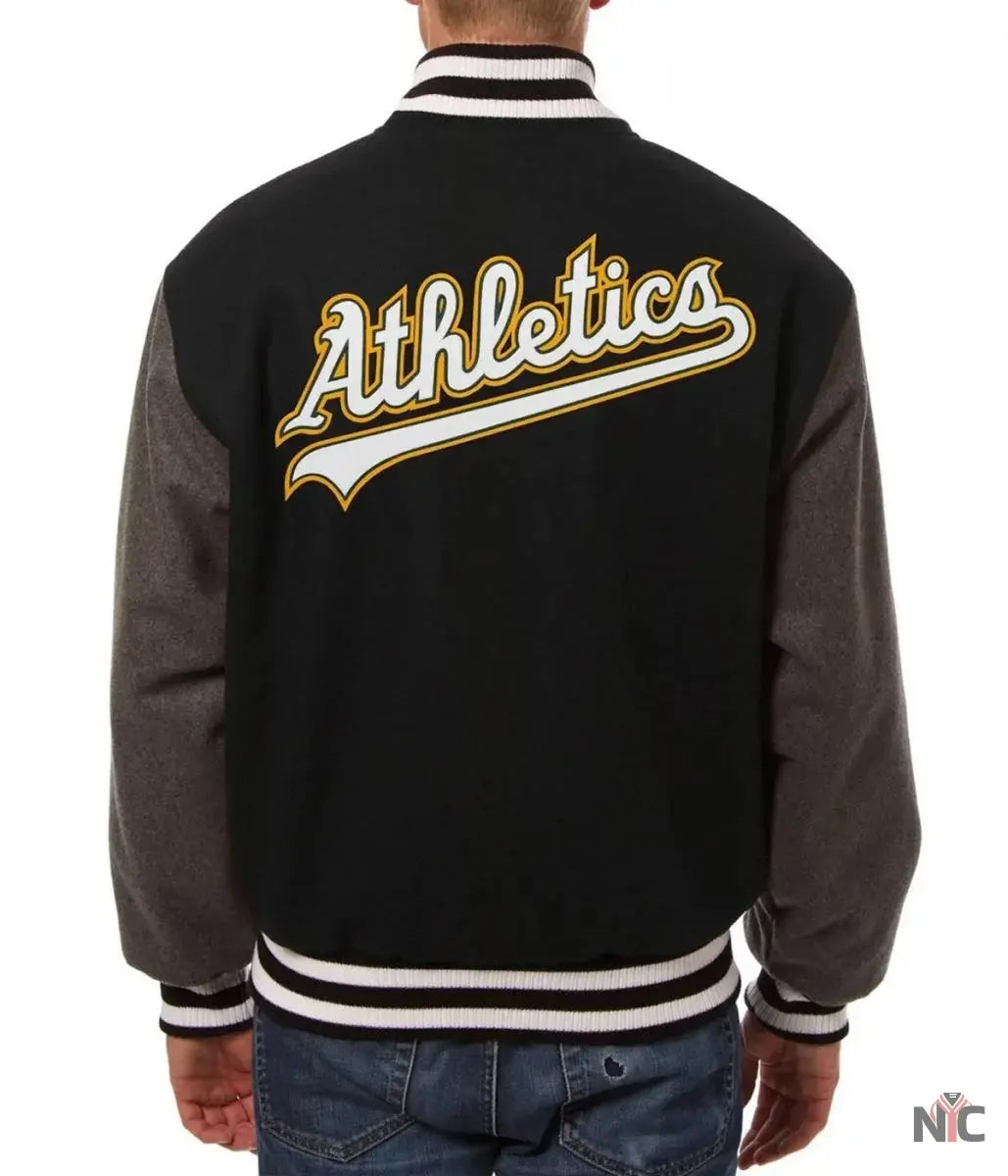 Oakland Athletics Letterman Wool Jacket Clanton Jacket