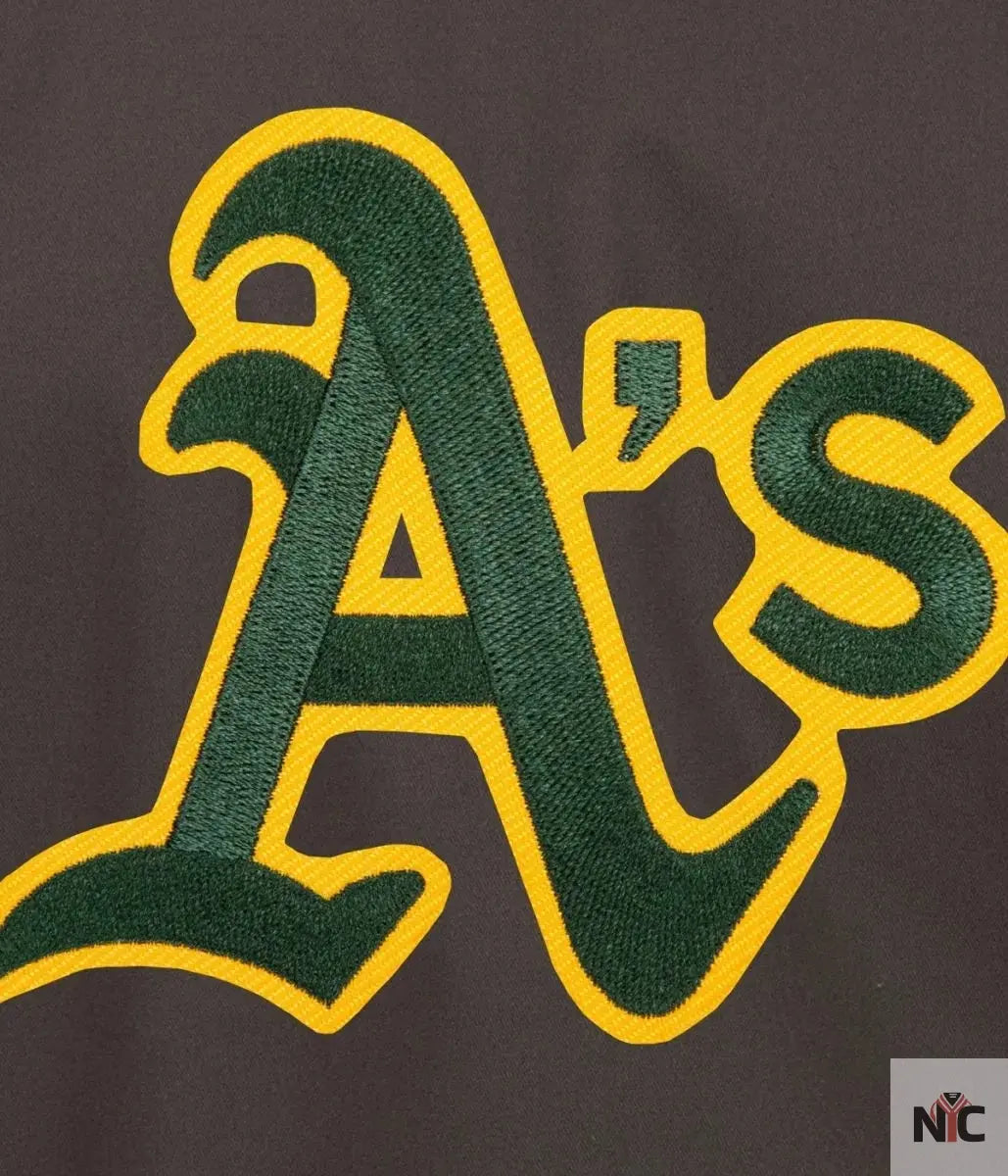 Oakland Athletics Workwear Grey Jacket Clanton Jacket