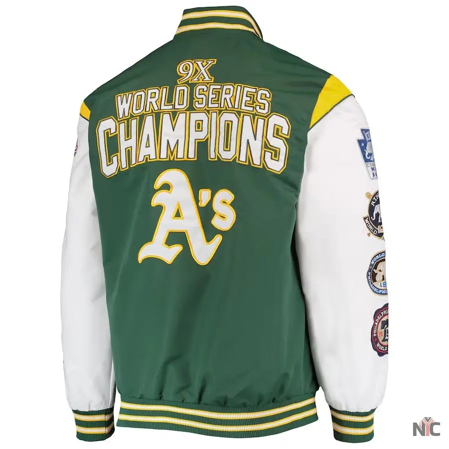 Oakland Athletics World series Champions Jacket Clanton Jacket