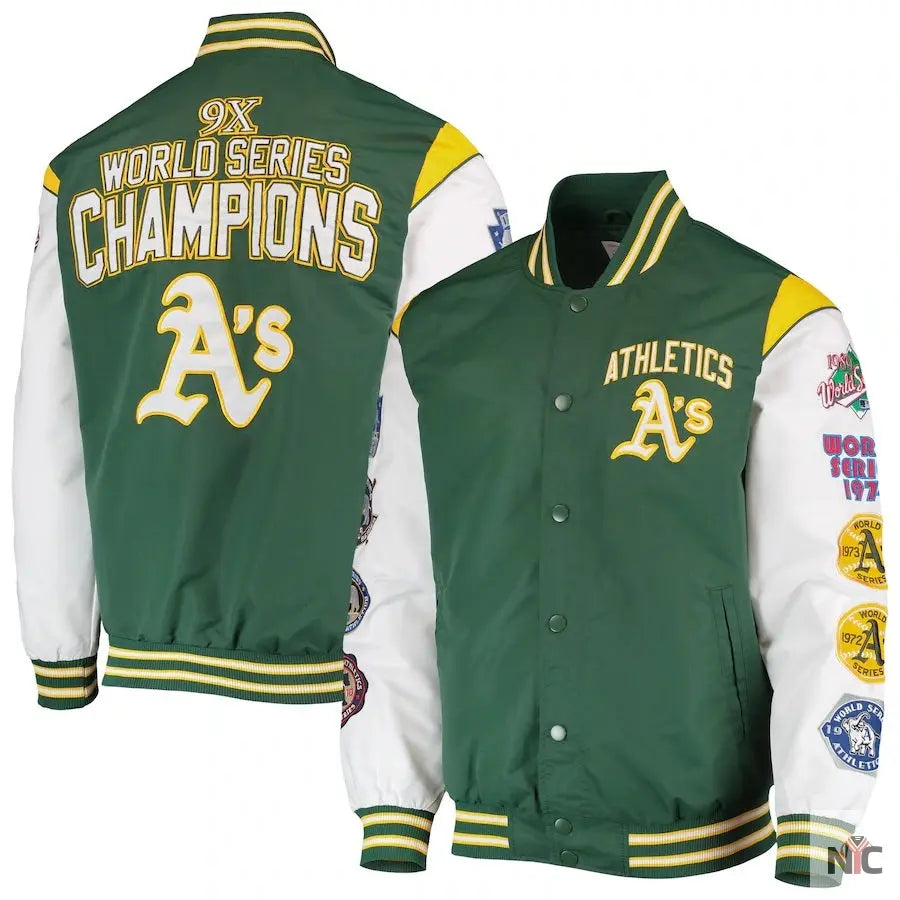 Oakland Athletics World series Champions Jacket Clanton Jacket