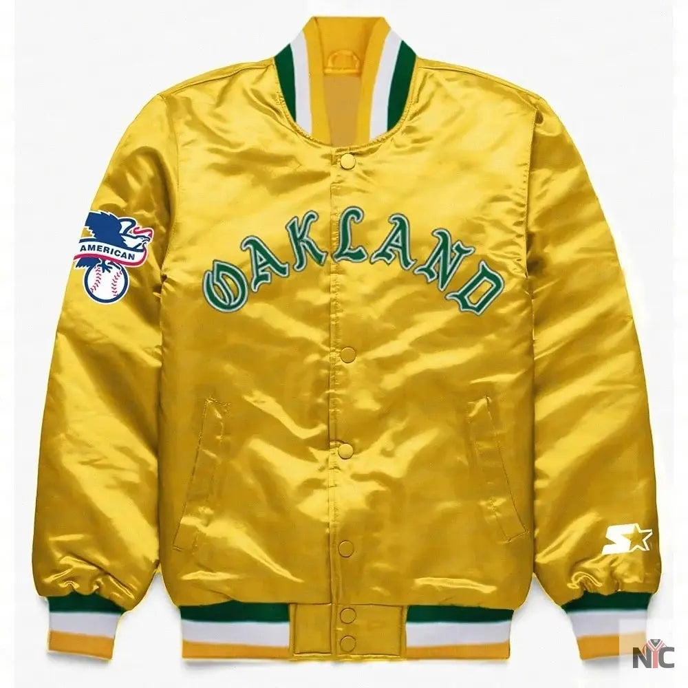 Oakland Athletics Yellow Jacket Clanton Jacket