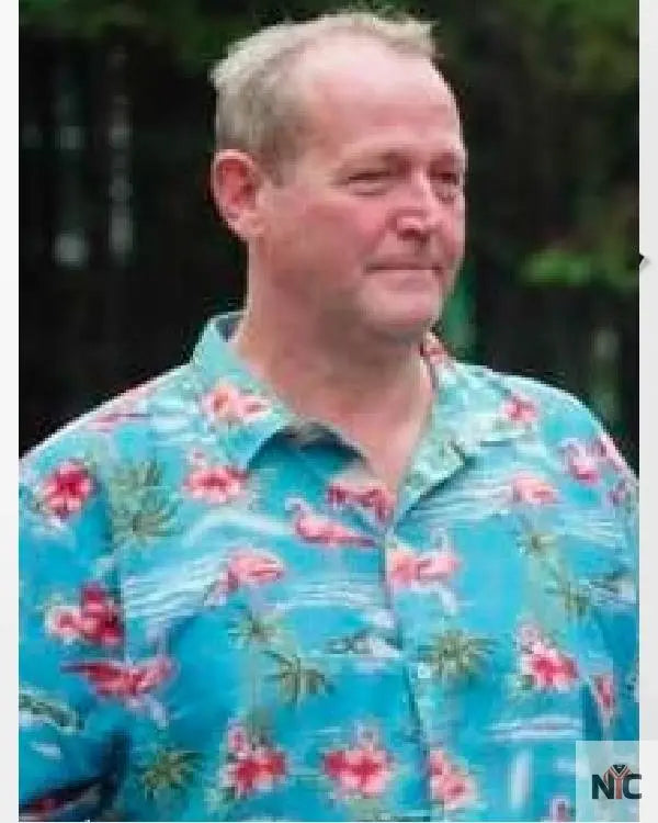 Ocean Front Property Hunt Flamingo Shirt Clanton Jacket