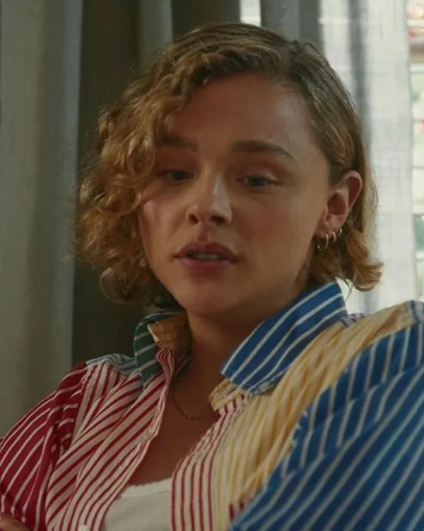 Oh. What. Fun. Chloë Grace Moretz Multicolor Striped Shirt