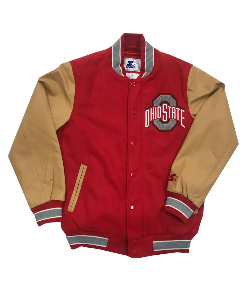 Ohio State Wool & Leather Letterman Jacket