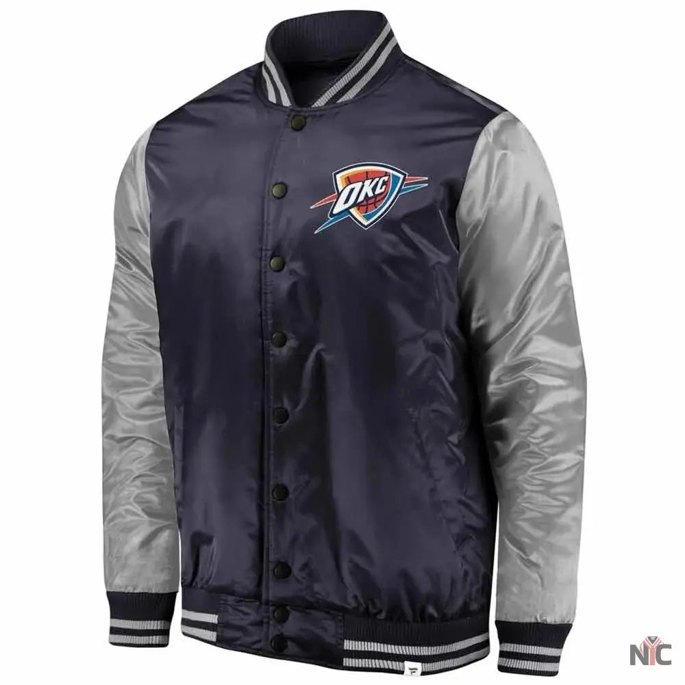 Oklahoma City Thunder Starter Satin Jacket Clanton Jacket