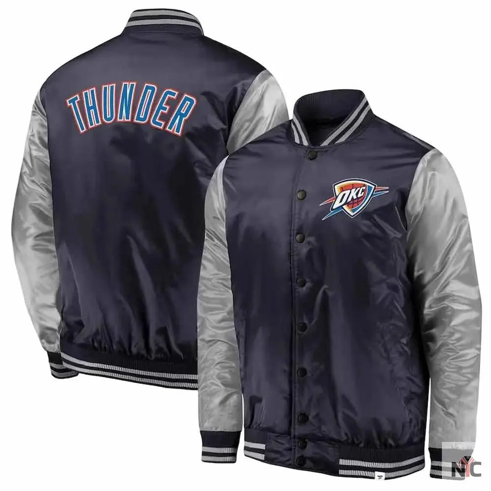 Oklahoma City Thunder Starter Satin Jacket Clanton Jacket