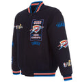 Oklahoma City Thunder 2025 NBA Finals Champions Full-Snap Jacket