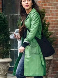Olivia Rodrigo Green Trench Coat Clanton Jacket