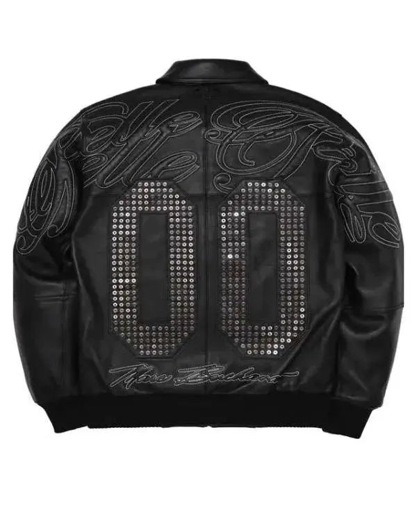 Opium Classic 00 Leather Bomber Jacket