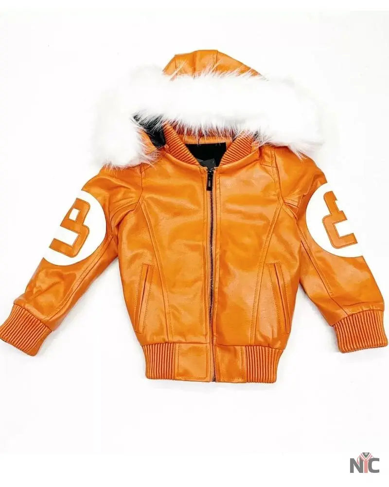 Orange 8 Ball Robert Phillipe Jacket Clanton Jacket