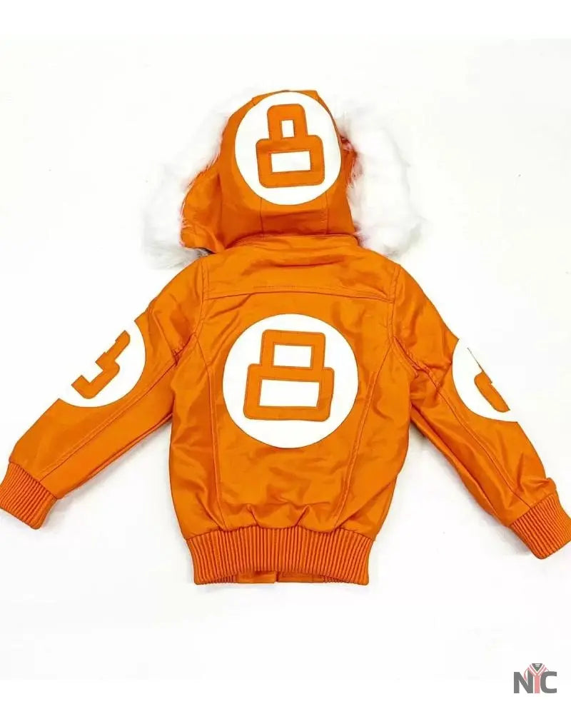 Orange 8 Ball Robert Phillipe Jacket Clanton Jacket