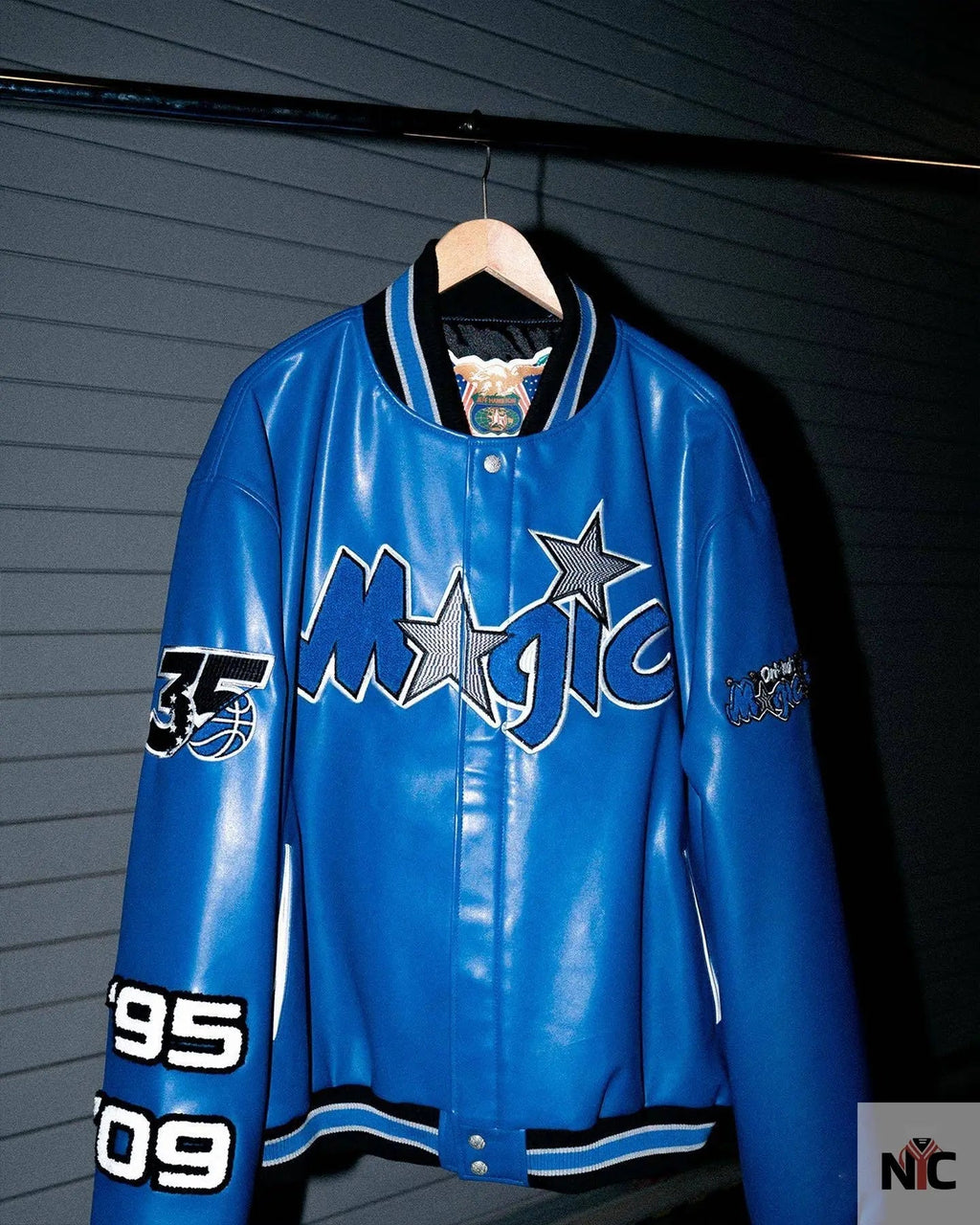 Orlando Magic Jeff Hamilton Blue Varsity Jacket Clanton Jacket