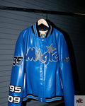 Orlando Magic Jeff Hamilton Blue Varsity Jacket Clanton Jacket