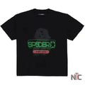 Oversized Reunion Sp5der Black T-Shirt Clanton Jacket