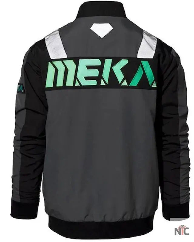 Overwatch Meka Bomber Black Jacket Clanton Jacket