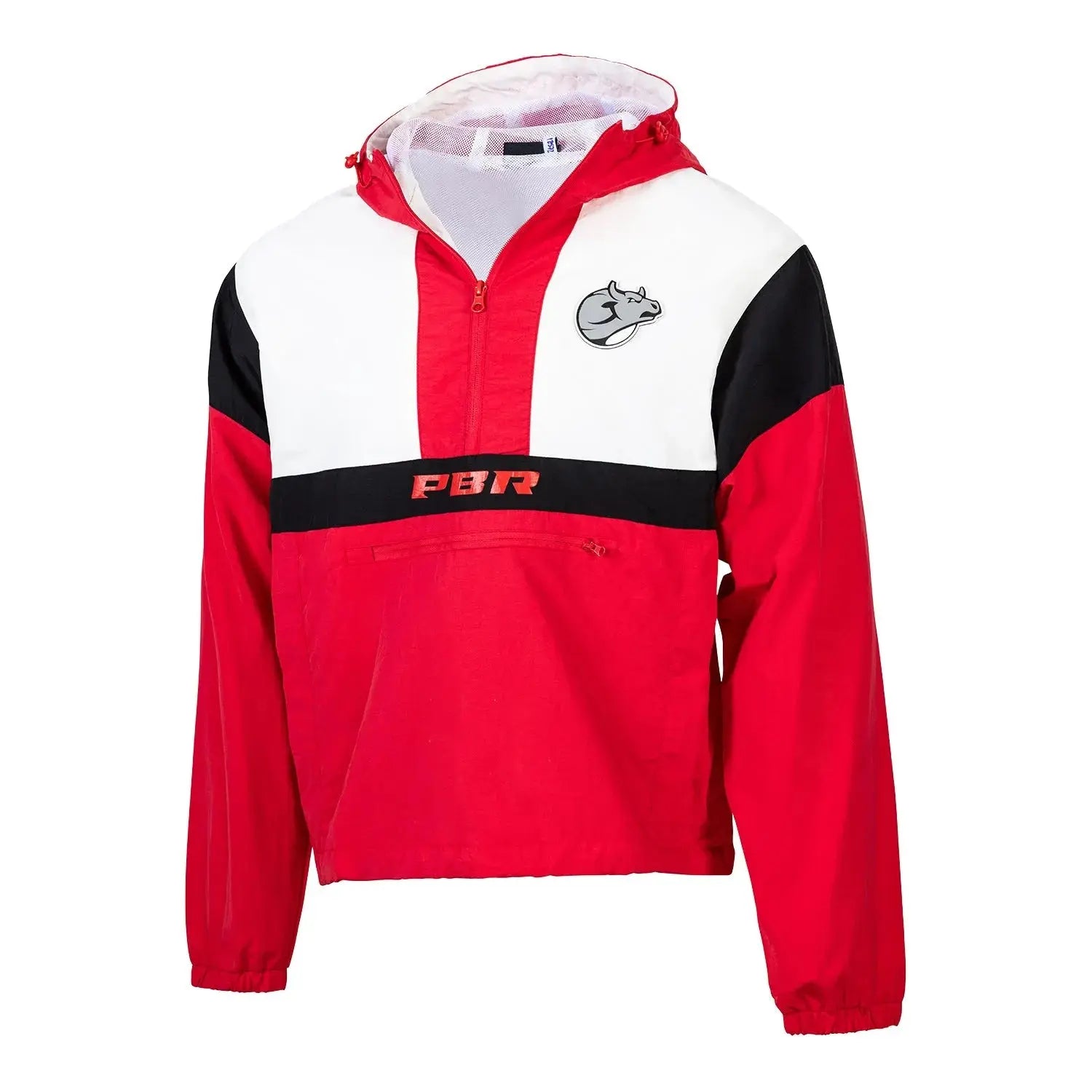 PBR Anorak Jacket - Red, White, and Black