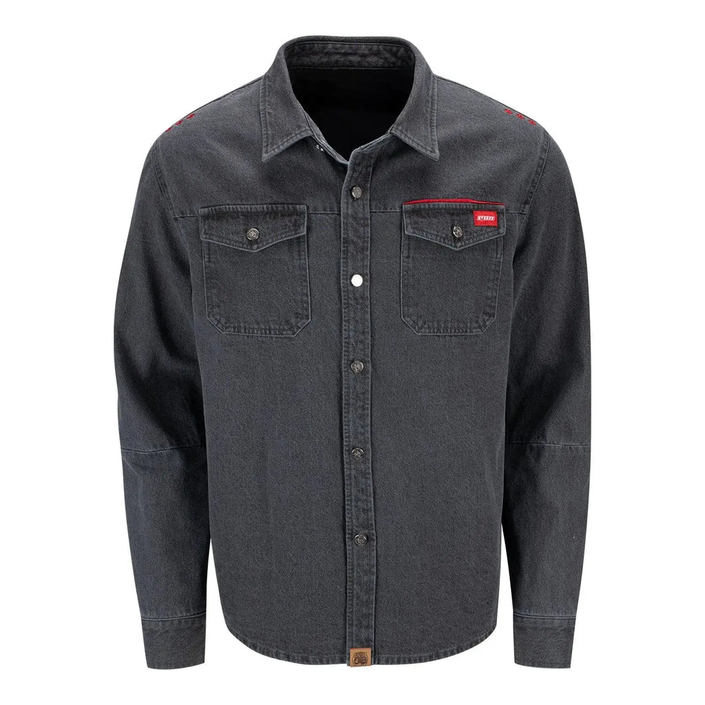 PBR Double Breast Pocket Men's Jacket - Grey