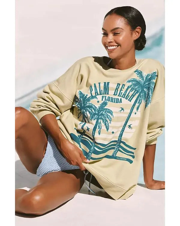Palm Beach Florida Graphics Sweatshirt