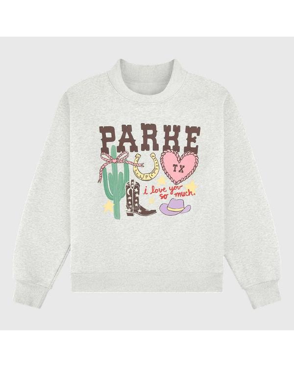 Parke Texas Graphics Mockneck Sweatshirt
